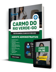 Capa Apostila Prefeitura de Carmo do Rio Verde - GO  - Agente Administrativo