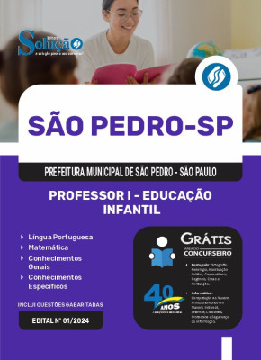 Apostila Prefeitura de São Pedro - SP  - Professor I - Educação Infantil - Imagem 3