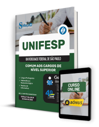 Capa Apostila UNIFESP  - Comum aos Cargos de Nível Superior