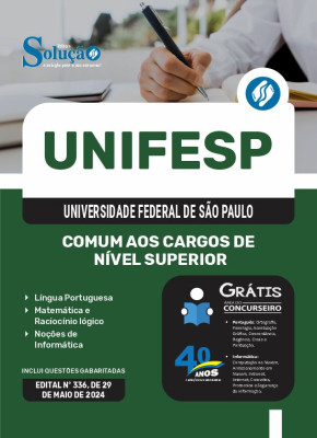 Apostila UNIFESP em PDF  - Comum aos Cargos de Nível Superior - Imagem 1
