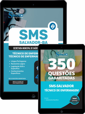 Combo SMS Salvador Técnico de Enfermagem (SMS) e Técnico de Enfermagem - PSF (SMS) - Imagem 1