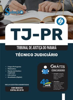 Apostila TJ-PR 2025 - Técnico Judiciário - Imagem 3