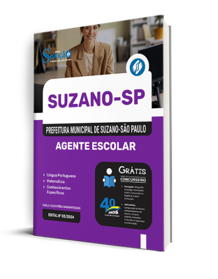 Apostila Prefeitura de Suzano - SP  - Agente Escolar - Imagem 2
