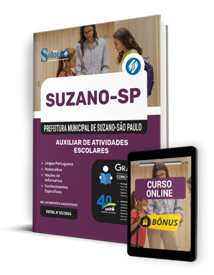 Apostila Prefeitura de Suzano - SP  - Auxiliar de Atividades Escolares - Imagem 1
