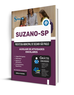 Apostila Prefeitura de Suzano - SP  - Auxiliar de Atividades Escolares - Imagem 2