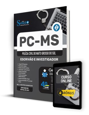Apostila PC-MS 2025 - Escrivão e Investigador - Imagem 1