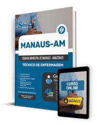 Capa Apostila Câmara de Manaus - AM  - Técnico de Enfermagem