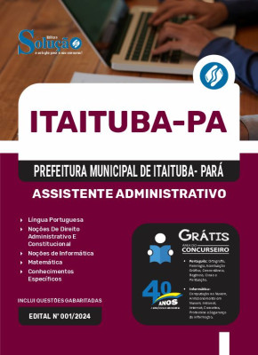 Apostila Prefeitura de Itaituba - PA em PDF  - Assistente Administrativo - Imagem 1