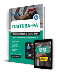 Capa Apostila Prefeitura de Itaituba - PA  - Auxiliar de Secretaria Escolar