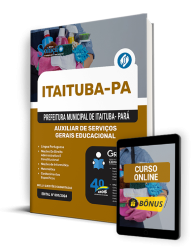 Capa Apostila Prefeitura de Itaituba - PA  - Auxiliar de Serviços Gerais Educacional