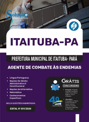 Apostila Prefeitura de Itaituba - PA em PDF  - Agente de Combate às Endemias - Imagem 1