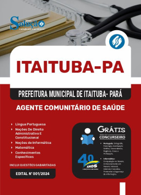 Apostila Prefeitura de Itaituba - PA em PDF  - Agente Comunitário de Saúde - Imagem 1