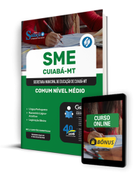 Capa Apostila SME Cuiabá - MT  - Comum Nível Médio - Merendeira, Auxiliar de Serviços Gerais e Motorista CNH “D” 