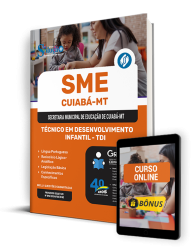 Capa Apostila SME Cuiabá - MT  - Técnico em Desenvolvimento Infantil - TDI