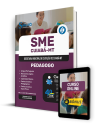 Capa Apostila SME Cuiabá - MT  - Pedagogo