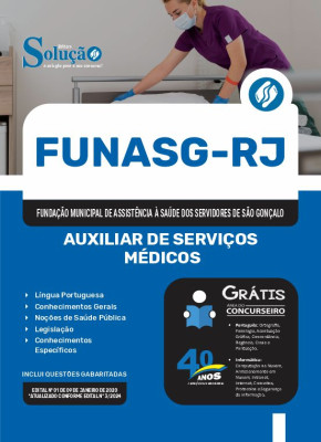 Apostila FUNASG-RJ  - Auxiliar de Serviços Médicos - Imagem 3