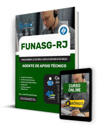Capa Apostila FUNASG-RJ  - Agente de Apoio Técnico
