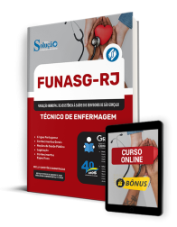 Capa Apostila FUNASG-RJ  - Técnico de Enfermagem