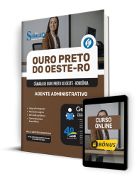 Capa Apostila Câmara de Ouro Preto do Oeste - RO  - Agente Administrativo