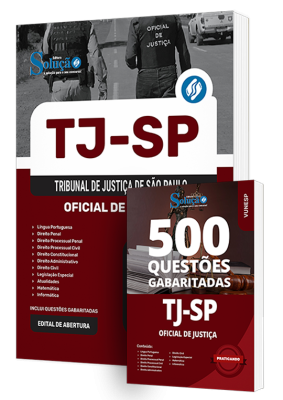 Combo TJ-SP - Oficial de Justiça - Imagem 1