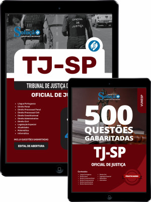 Combo TJ-SP Oficial de Justiça - Imagem 1