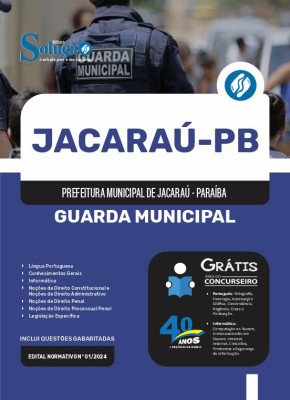 Apostila Prefeitura de Jacaraú - PB  - Guarda Municipal - Imagem 3