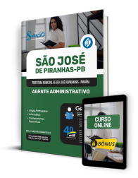 Capa Apostila Prefeitura de São José de Piranhas - PB  - Agente Administrativo
