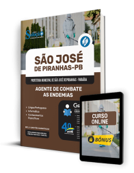 Capa Apostila Prefeitura de São José de Piranhas - PB  - Agente de Combate as Endemias