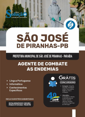 Apostila Prefeitura de São José de Piranhas - PB em PDF  - Agente de Combate as Endemias - Imagem 1