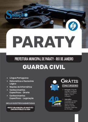 Apostila Prefeitura de Paraty - RJ em PDF  - Guarda Civil - Imagem 1