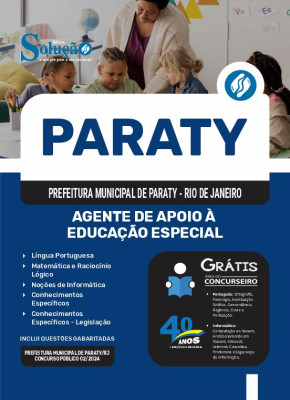 Apostila Prefeitura de Paraty - RJ em PDF  - Agente de Apoio à Educação Especial - Imagem 1