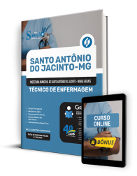 Capa Apostila Prefeitura de Santo Antônio do Jacinto - MG  - Técnico de Enfermagem