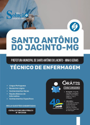 Apostila Prefeitura de Santo Antônio do Jacinto - MG  - Técnico de Enfermagem - Imagem 3