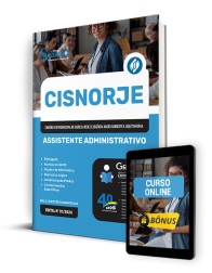Capa Apostila CISNORJE  - Assistente Administrativo