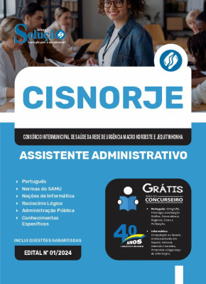 Apostila CISNORJE  - Assistente Administrativo - Imagem 3
