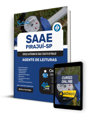 Apostila SAAE Pirajuí SP  - Agente de Leituras - Imagem 1