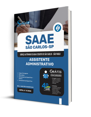 Apostila SAAE São Carlos - SP  - Assistente Administrativo - Imagem 2