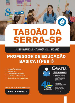 Apostila Prefeitura de Taboão da Serra - SP  - Professor de Educação Básica I (PEB I) - Imagem 3