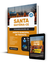 Capa Apostila Prefeitura de Santa Quitéria - CE  - Agente Municipal de Trânsito