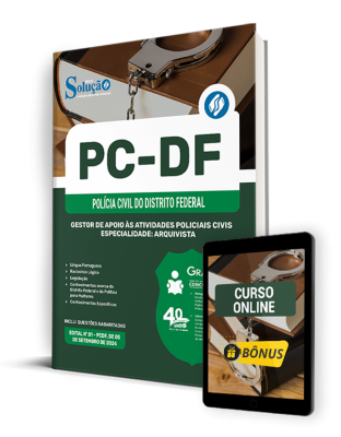 Apostila PCDF  - Gestor de Apoio às Atividades Policiais Civis – Especialidade: Arquivista - Imagem 1