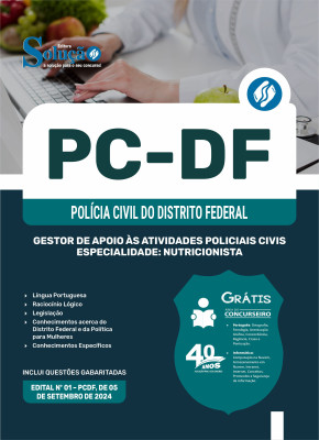 Apostila PCDF em PDF  - Gestor de Apoio às Atividades Policiais Civis - Especialidade: Nutricionista - Imagem 1