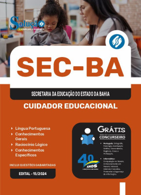 Apostila SEC-BA  - Cuidador Educacional - Imagem 3