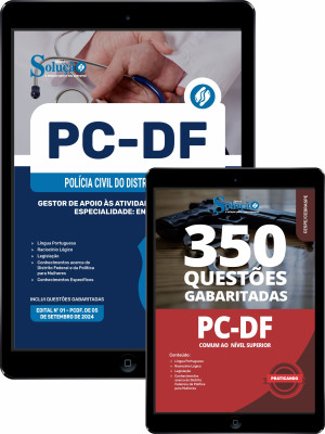 Combo PCDF Gestor de Apoio às Atividades Policiais Civis - Especialidade: Enfermeiro - Imagem 1