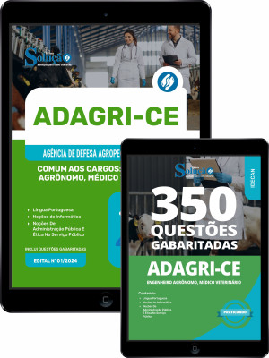 Combo ADAGRI-CE Comum aos Cargos: Engenheiro Agrônomo e Médico Veterinário - Imagem 1