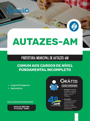 Apostila Prefeitura de Autazes - AM  - Comum aos Cargos de Nível Fundamental Incompleto - Imagem 3