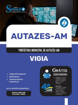 Apostila Prefeitura de Autazes - AM  - Vigia - Imagem 3