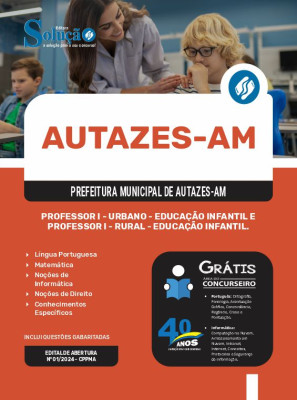 Apostila Prefeitura de Autazes - AM em PDF  - Professor I - Urbano - Educação Infantil e Professor I - Rural - Educação Infantil - Imagem 1