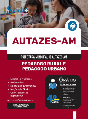 Apostila Prefeitura de Autazes - AM  - Pedagogo Rural e Pedagogo Urbano - Imagem 3