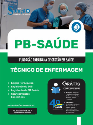 Apostila PB Saúde em PDF  - Técnico de Enfermagem - Imagem 1