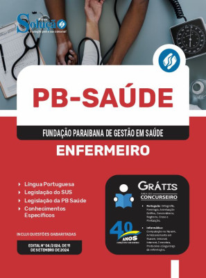 Apostila PB Saúde em PDF  - Enfermeiro - Imagem 1